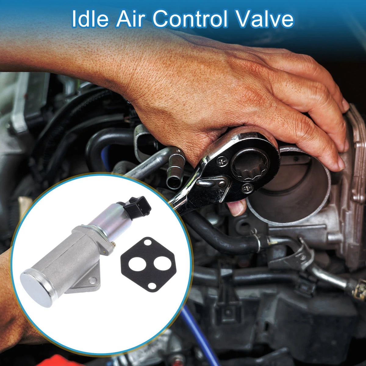 Idle Air Control Valve for Ford F-150 (1986–1993) No. 17119297