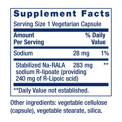 Life Extension Super R-Lipoic Acid 60 Count for Health Supplements