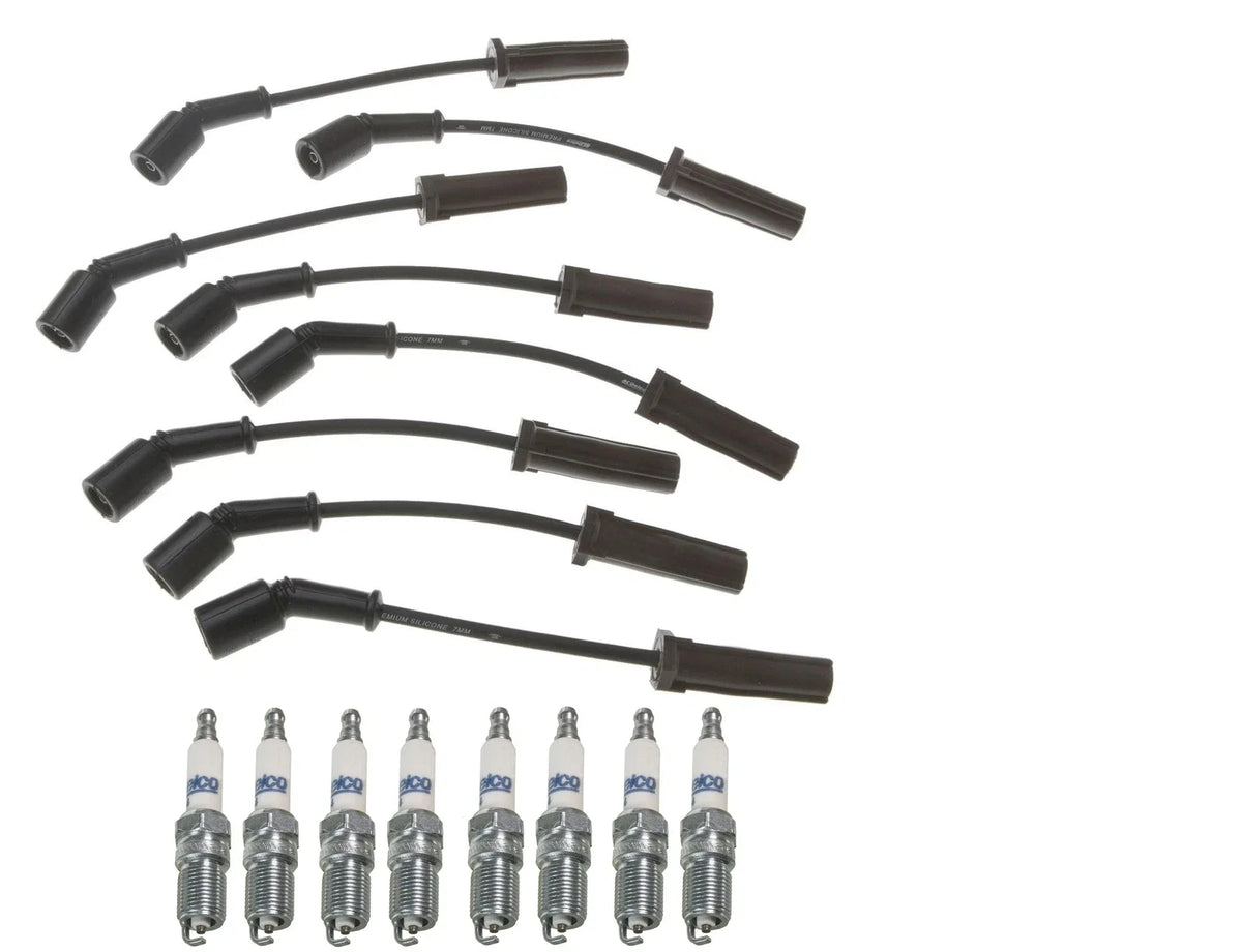Pro Ignition Wire Set & ACDelco Rapidfire Spark Plugs for Chevy GMC 7.4 V8 (1996–2002)