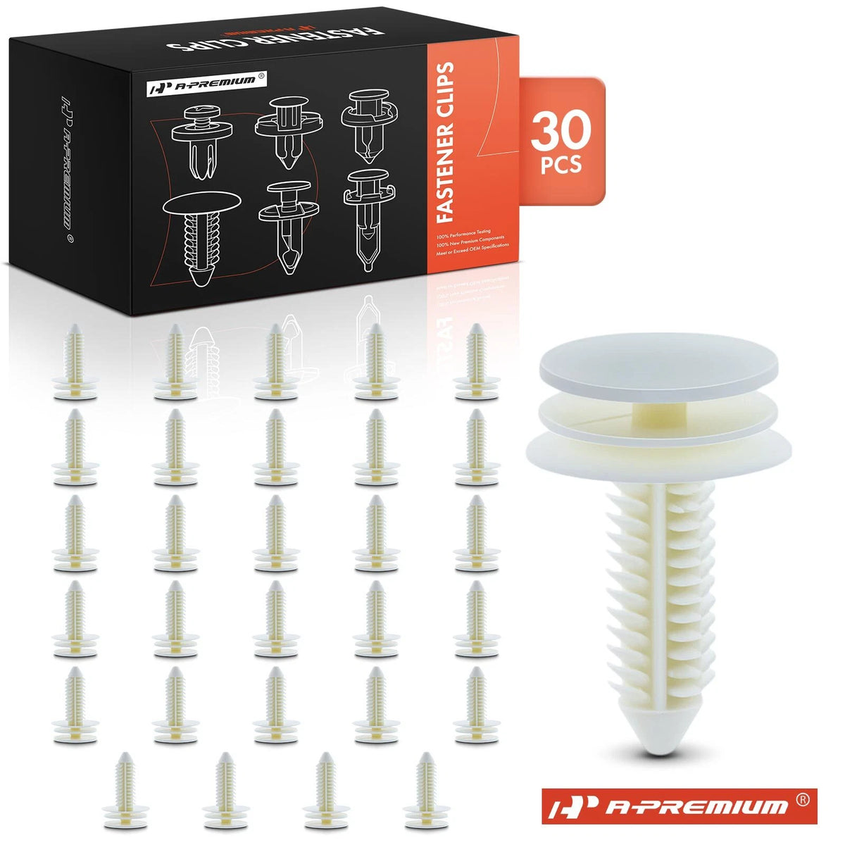 30Pcs Door Trim Panel Retainer Fasteners Clips for Chevy Cadillac (16695)