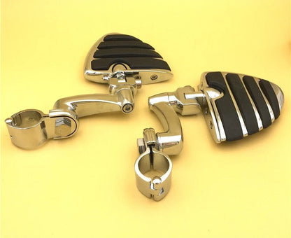 1" Chrome U Shape Foot Peg for Honda GoldWing VTX1300 Shadow Valkyrie