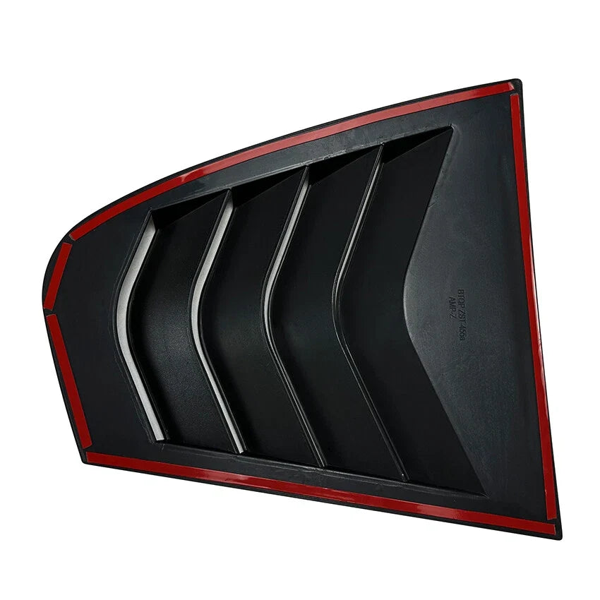 Side Window Louver Shutter Cover for BMW F30 3 Series (2013–2019) Gloss Black