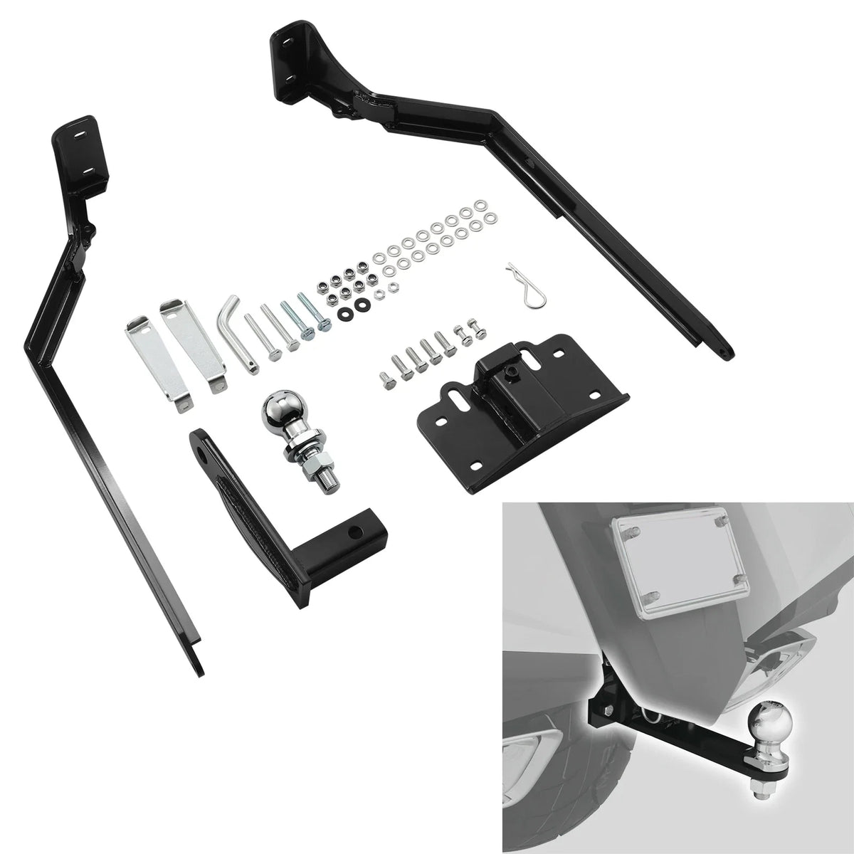 Vertical Receiver Trailer Hitch for Honda GL1800 Goldwing (2018–Present)