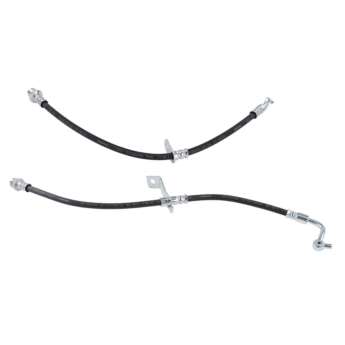 Brake Lines Set of 2 Front for Mitsubishi Eclipse Galant (2004–2012) 18043979, MR569321