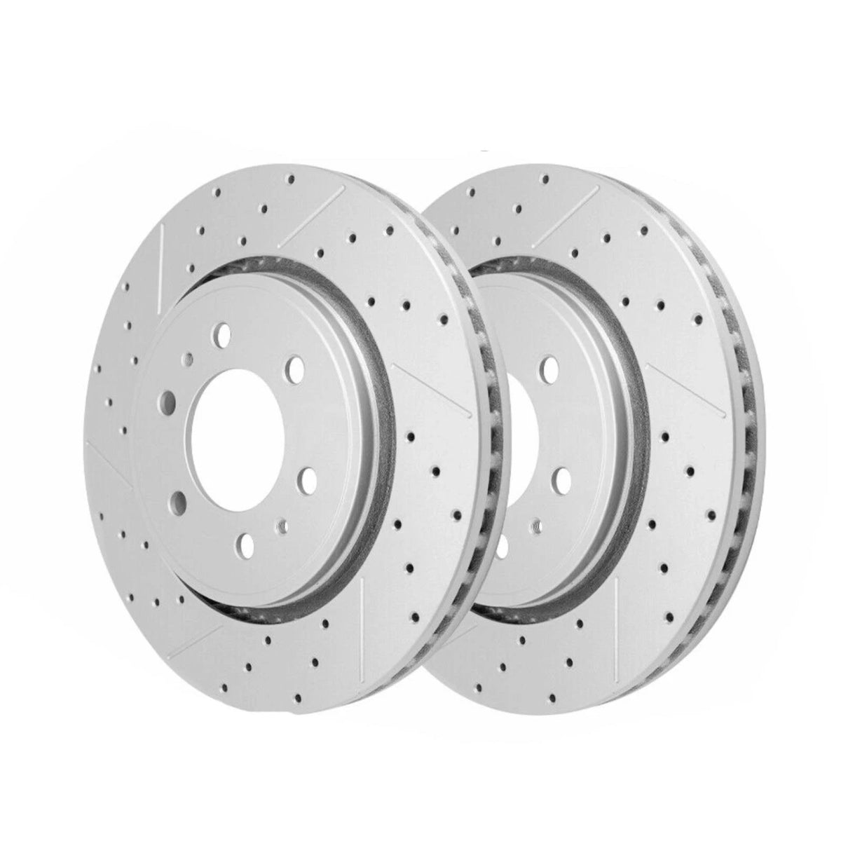 Front Drilled Brake Rotors for Ford F-150 Expedition Lincoln Navigator (2010–2020) S-54153, 54153