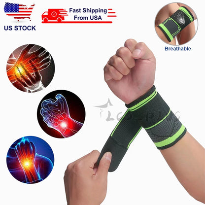Adjustable Sports Wrist Band for Carpal Tunnel Support