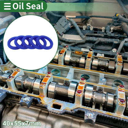 Set of 5 Oil Seal Rotary Shaft Seal 40x55x7mm High Pressure TPU