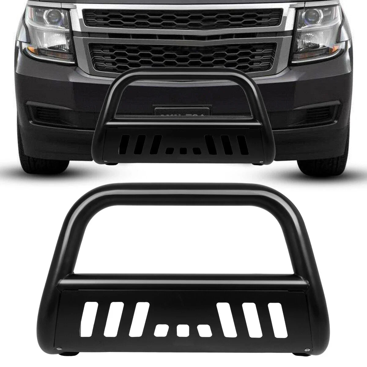 3" Front Bull Bumper Bar Brush Guard for Silverado/Sierra/Tahoe/Yukon (1999–2007)