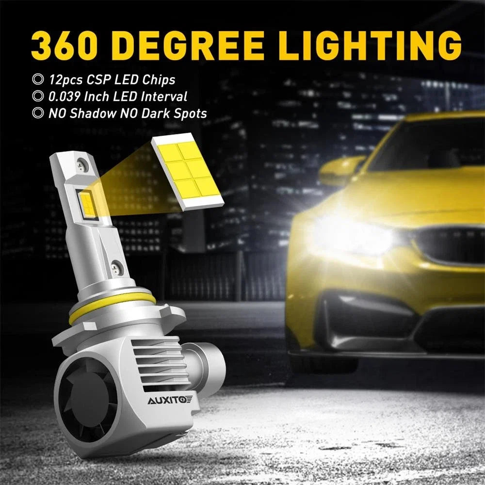 Set of 6 LED Headlight Bulbs Conversion Kit 9005 H11 for High Low Beam