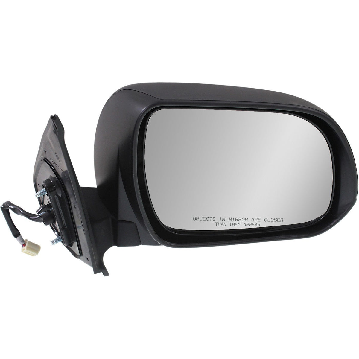 Power Mirror for Toyota Tacoma (2012–2015) Manual Folding Textured Black Right