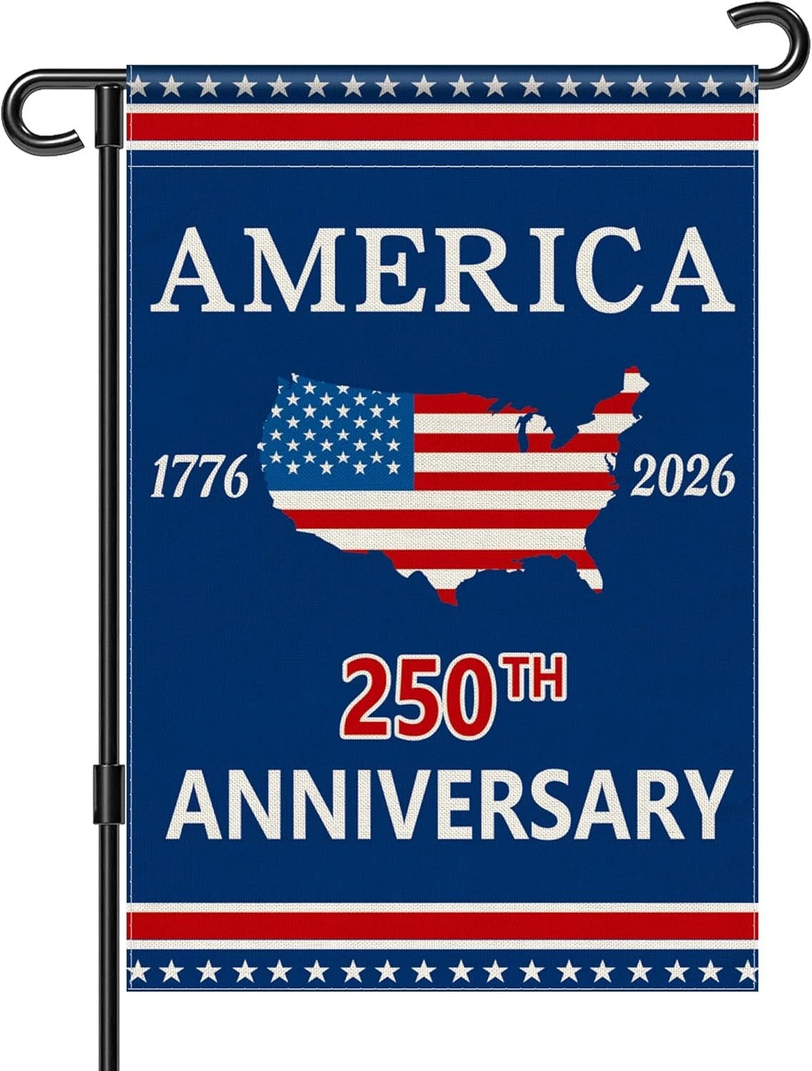 250th Anniversary USA Garden Flag for Patriotic Celebrations