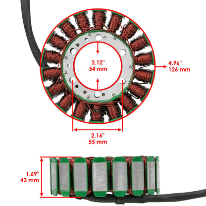 Stator for Honda VTX1800C1 (2005–2007) ST324, 31120-MCH-003, 31120MCH003