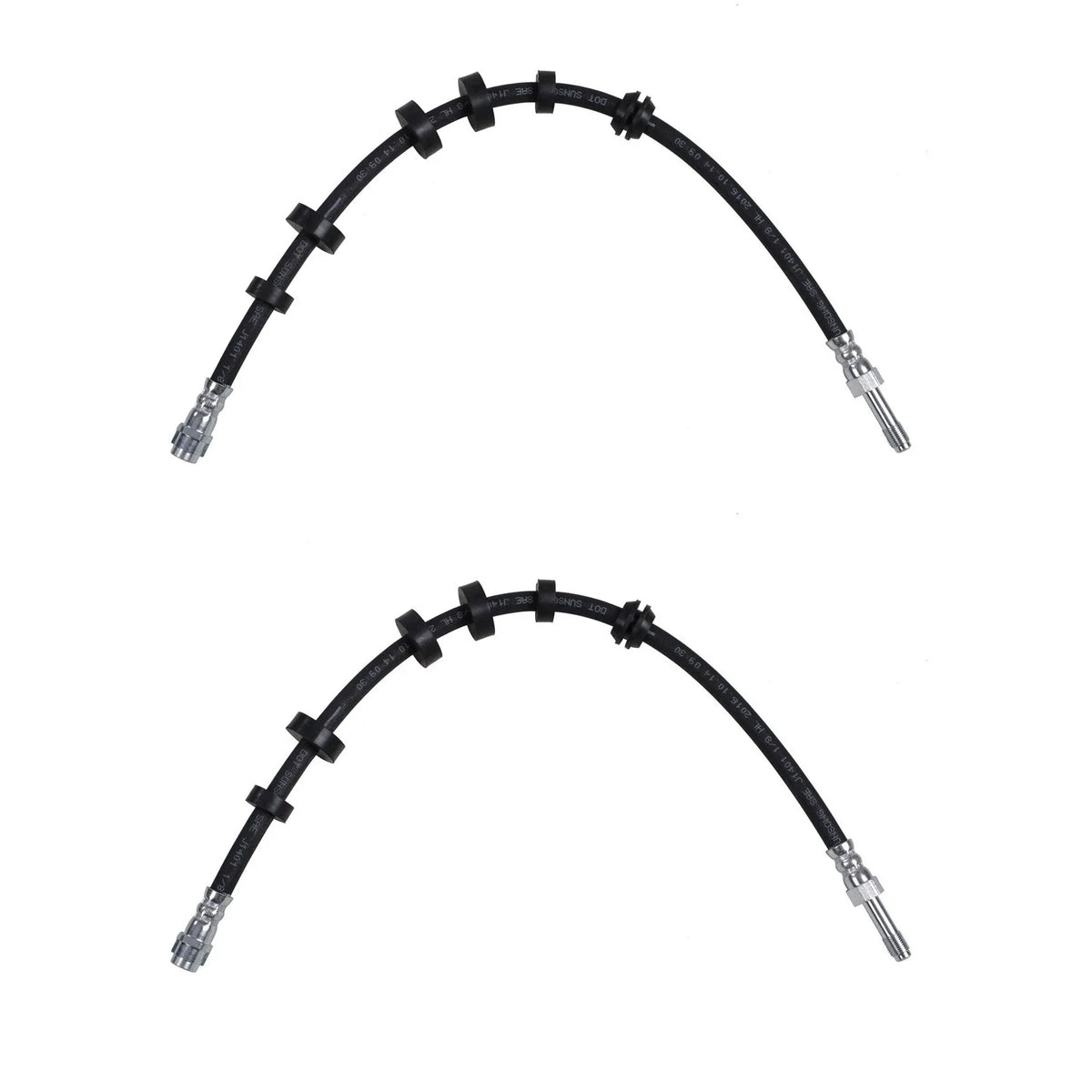 Set of 2 Front Brake Hydraulic Hoses for Audi Q5 SQ5 (2014–2017)