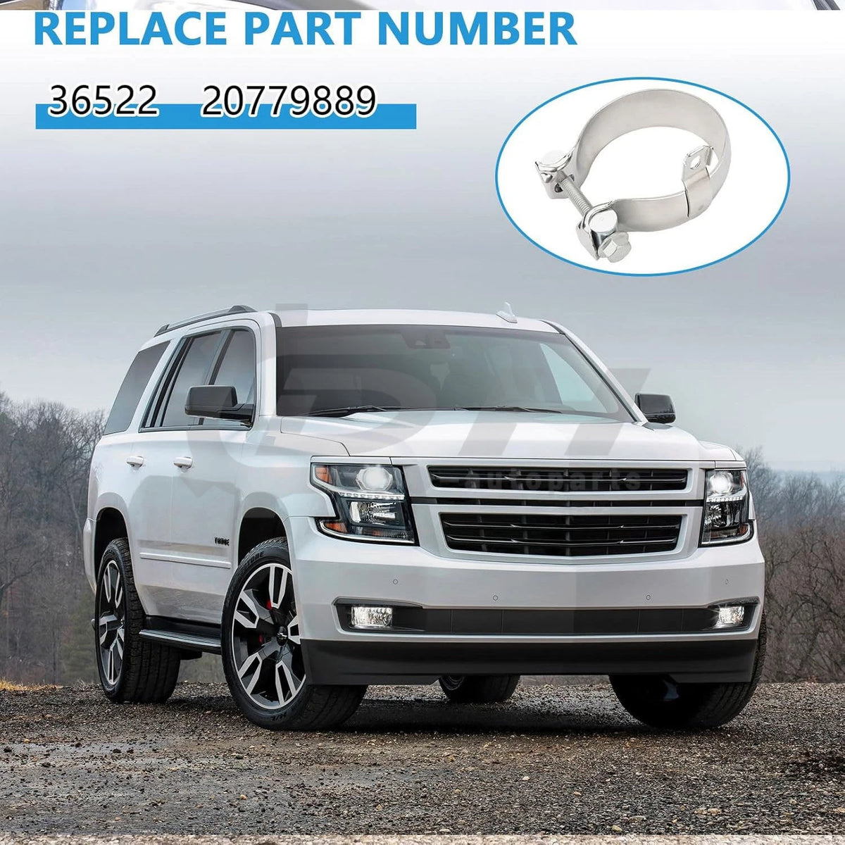 1PC Exhaust Muffler Pipe Clamp for GMC Yukon (2008–2024) 20779889, 2077-9889