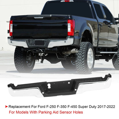 Chrome Rear Bumper Assembly for Ford F-250 F-350 SuperDuty (2017–2022)