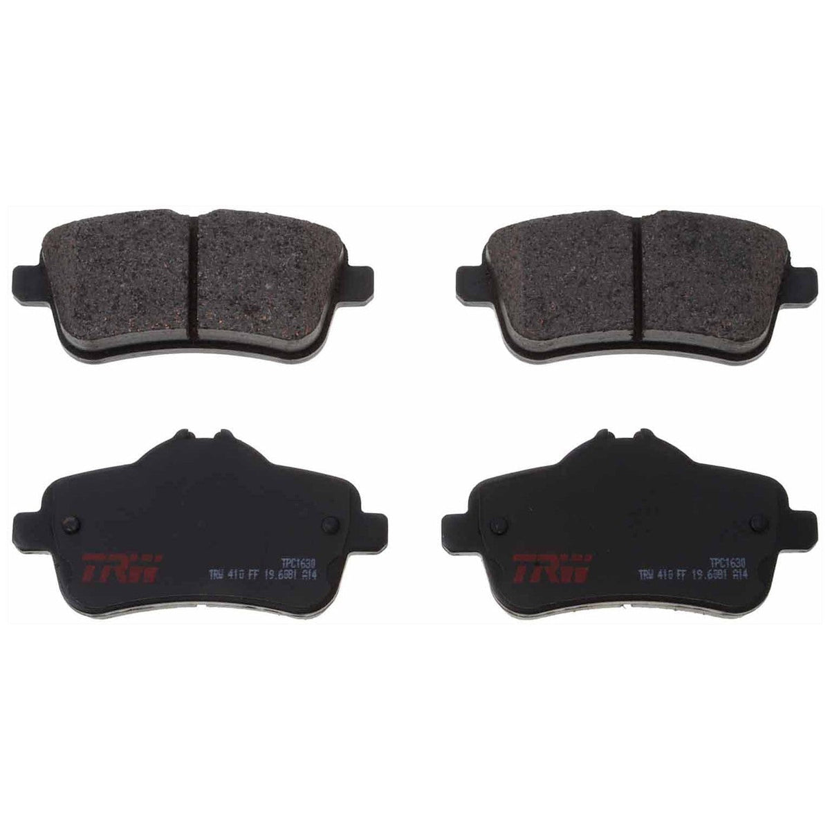 Set of 2 Brake Disc and Pad Kits for Mercedes-Benz