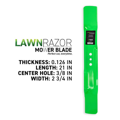 3-Pack Mulching Mower Blades for John Deere Electric (GC00175, GC00344)