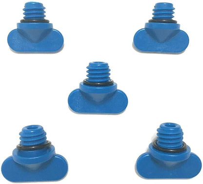 5X Manifold Block Drain Blue Plug Kit for Mercruiser (8M2000874, 22-806608A1)