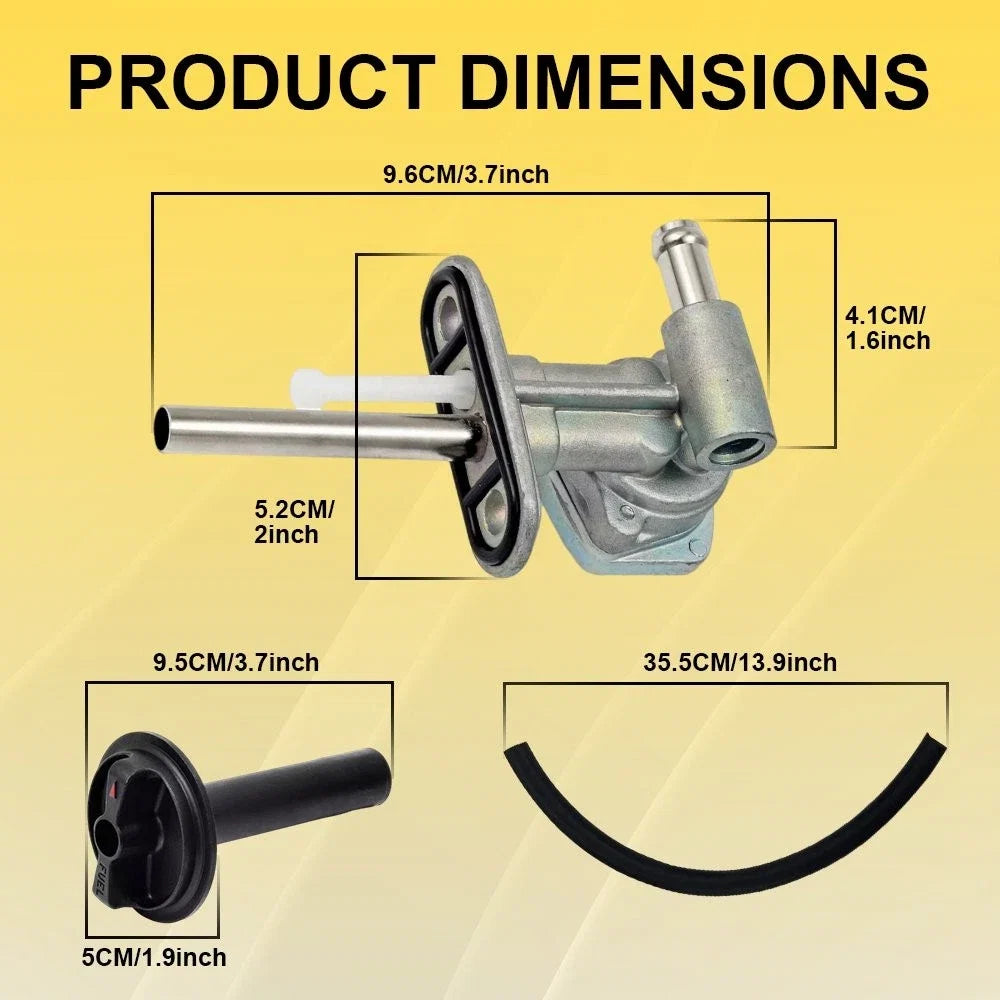Fuel Valve Petcock & Lever for Yamaha Kodiak 400 450 (2003–2006)