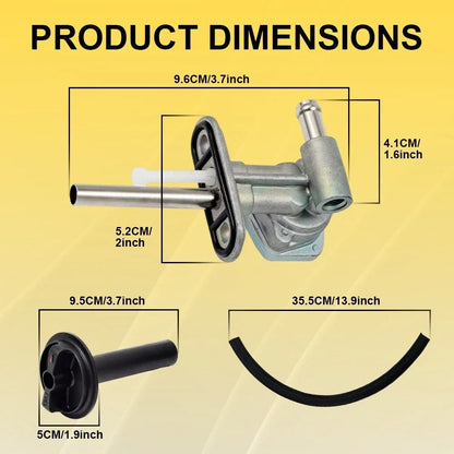 Fuel Valve Petcock & Lever for Yamaha Kodiak 400 450 (2003–2006)
