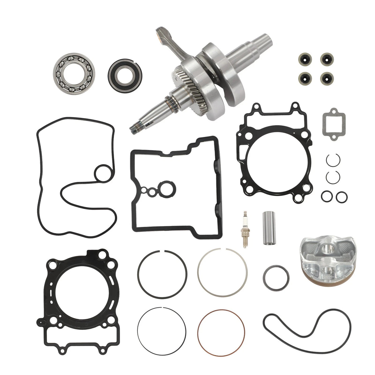 Crankshaft Overhaul Pad Piston Sleeve 4 Bearings for Polaris RZR ACE 570 (2012–2016)