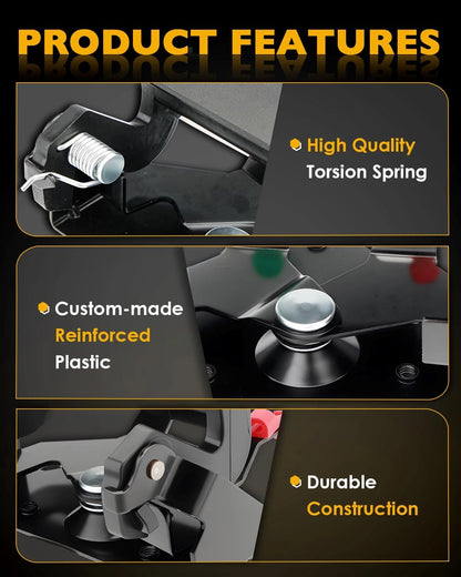 Tailgate Handle Set for Compatible with 1994–2002 Black