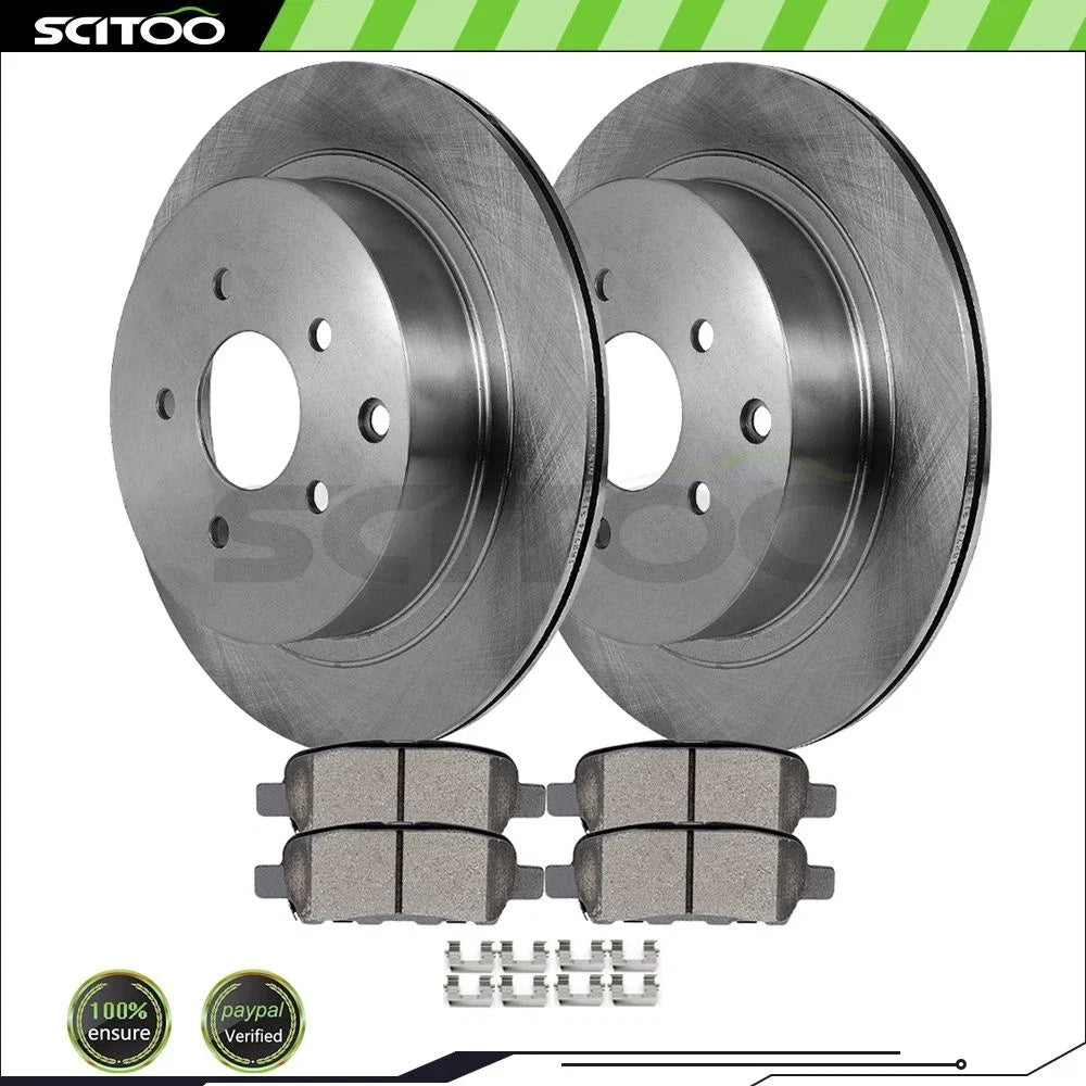 Rear Brake Pads and Rotors for Infiniti FX37 FX45 (2003–2013)