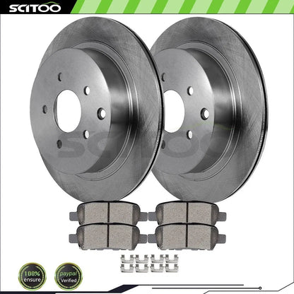 Rear Brake Pads and Rotors for Infiniti FX37 FX45 (2003–2013)