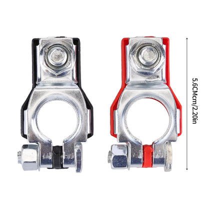 12V Car Battery Terminal Clamp Connectors Positive Negative Release Disconnect