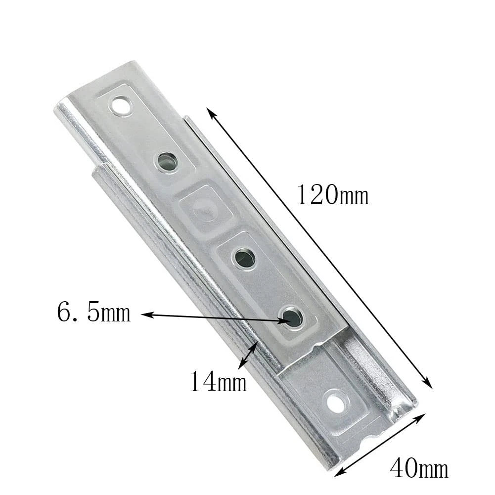 Set of 4 Headboard Fixing Brackets for Wall Mount (4.7 Inch)