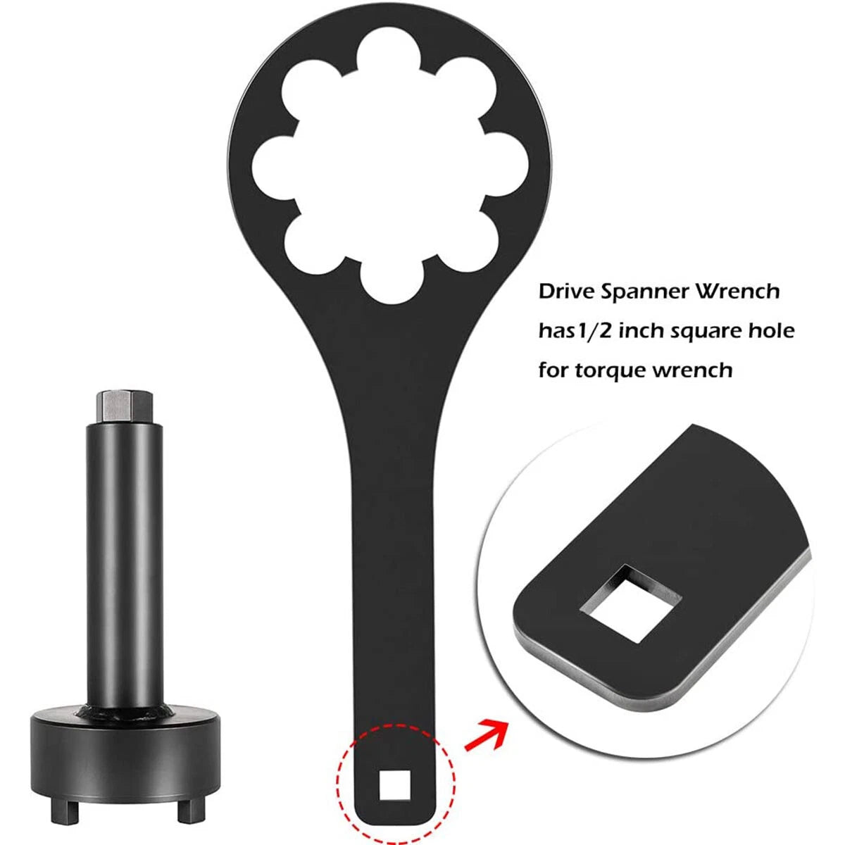 Bearing Carrier Nut & Spanner Wrench Tool Set for Mercruiser Alpha 1 Bravo