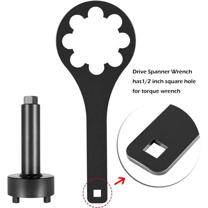 Bearing Carrier Nut & Spanner Wrench Tool Set for Mercruiser Alpha 1 Bravo