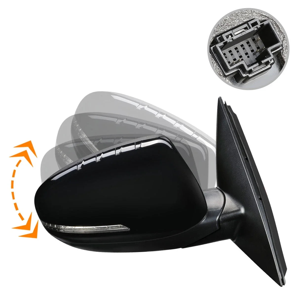 Powered Heated Turn Signal Side View Mirror Right for Kia Optima (2014–2015)