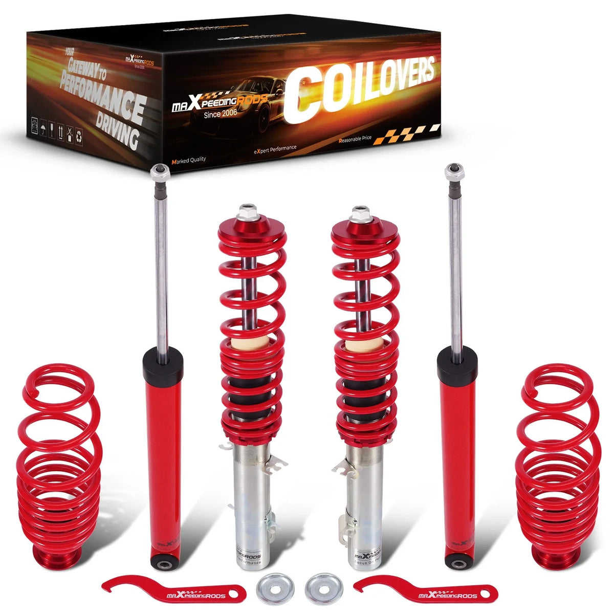Coilover Kit for Volkswagen Jetta Golf GTI MK4 (1998–2007)