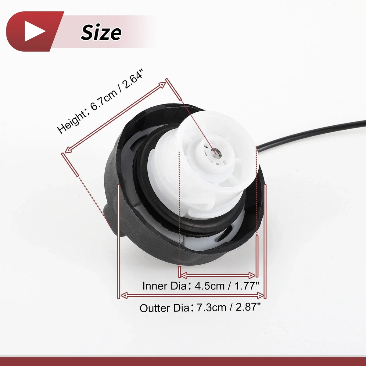 Gas Fuel Cap No.1664705800 for Mercedes-Benz R350 (2006–2012)