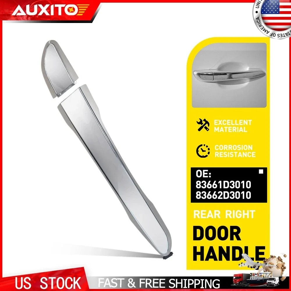 Chrome Rear Right Outer Door Handle for Hyundai Tucson (2016–2021)