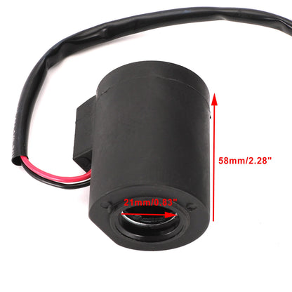 24V Solenoid Valve Coil for Volvo EC140 EC160 EC210 EC240 (I012-A050)