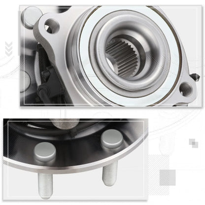 Front Wheel Hub Bearing Kit w/ABS Sensor for Silverado/Sierra 3500 (2001–2006)