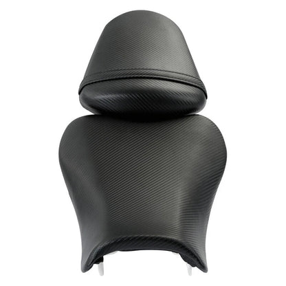 Black Driver & Passenger Seats for Suzuki GSXR1000 (2007–2008)
