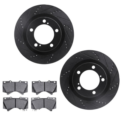 Brake Rotor Set for Toyota Land Cruiser (2016–2021) ALX-PAU-DF-8412-76019-CLA3