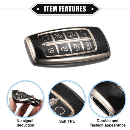 8 Buttons Key Fob Cover for Hyundai (Keyless Smart Fob)