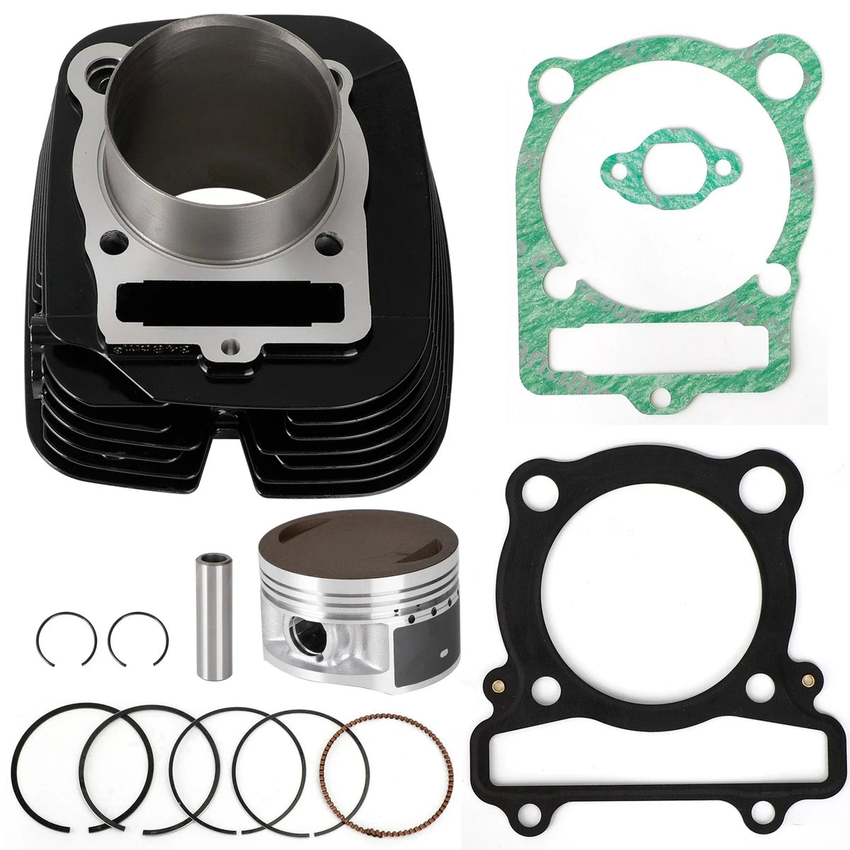 Top End Kit Cylinder Piston Gasket for Yamaha Big Bear 350 (1987–1999)