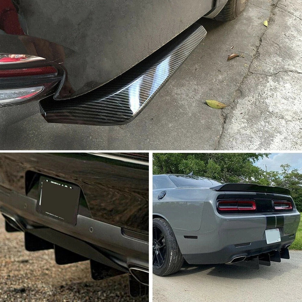 Rear Diffuser + Rear Spats Splitter Spoiler for Honda Accord