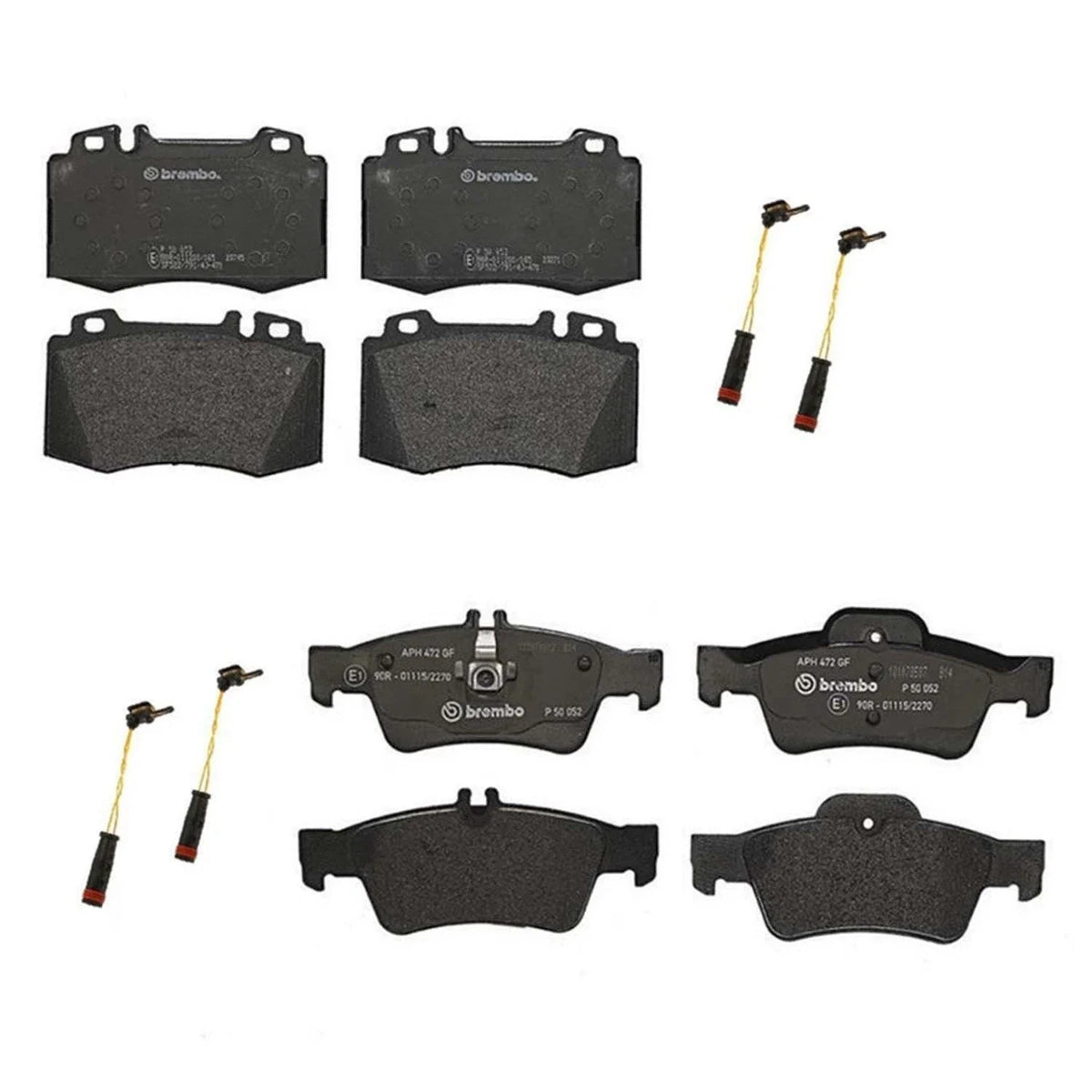 Brembo Brake Pads Sensors Kit for MB W212 S212 V212 V220 W220 (2010–2016)