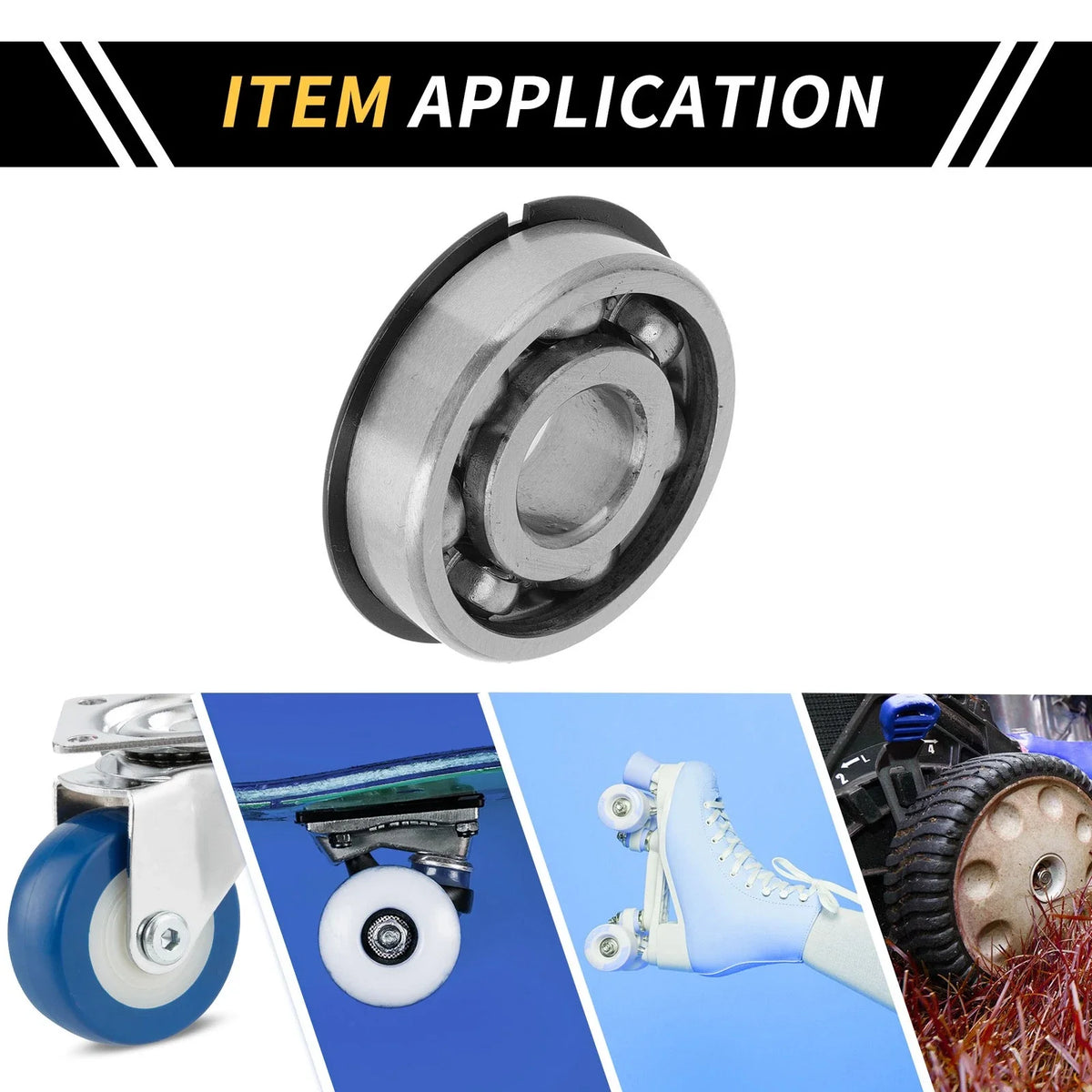 6302NR Deep Groove Ball Bearing for Scooter Skateboard Wheel (P6)