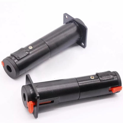 4-Pack 1/4 TRS to TRS Female Audio Feed Thru Connector for D Panel Mounting