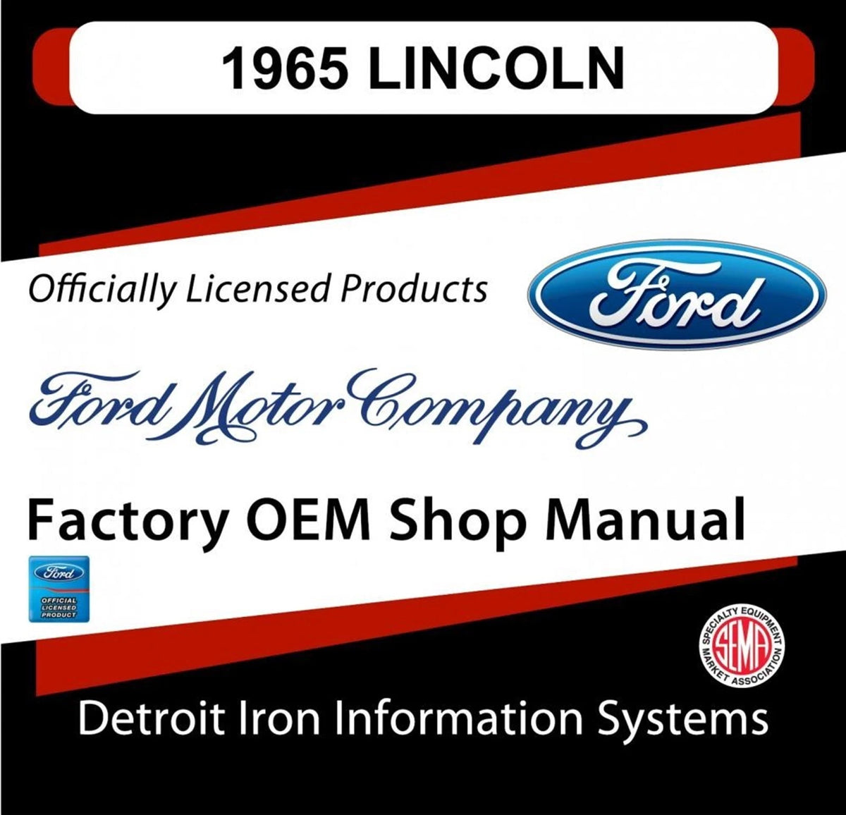Shop Manuals & Parts Books CD for Lincoln Continental (1965)