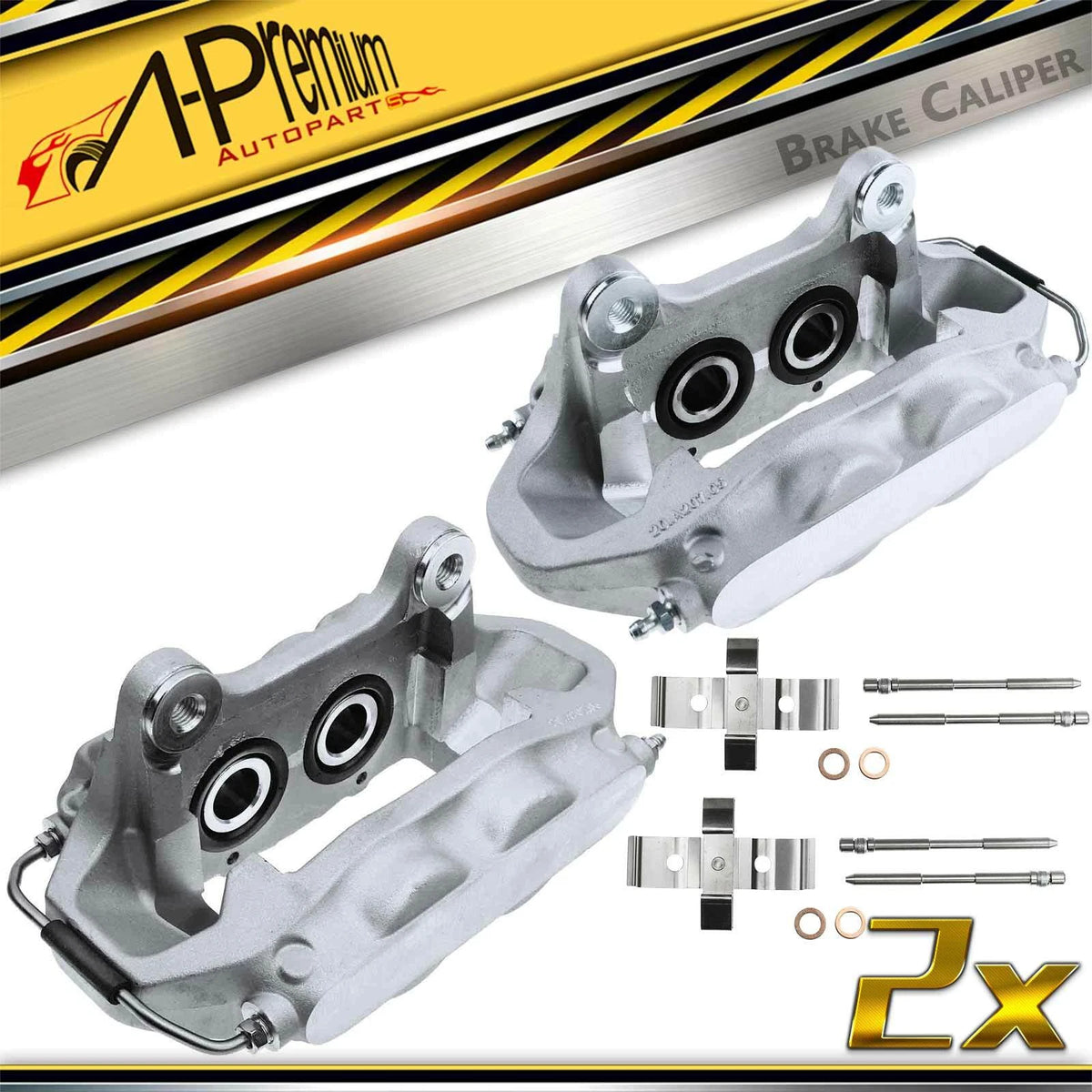 A-Premium Pair Front Brake Calipers for Chevrolet HHR Cobalt (2008–2010) - 25900763, 25900764, 1722484, 1722485