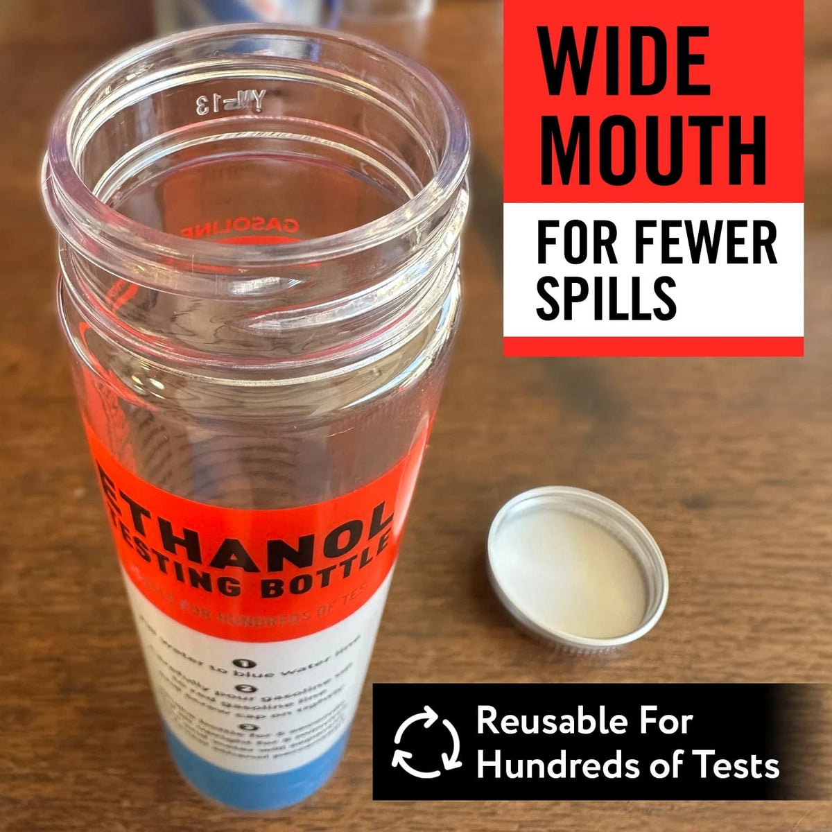 2-Pack Ethanol Testing Kit for E85 (Fuel Test Bottle)