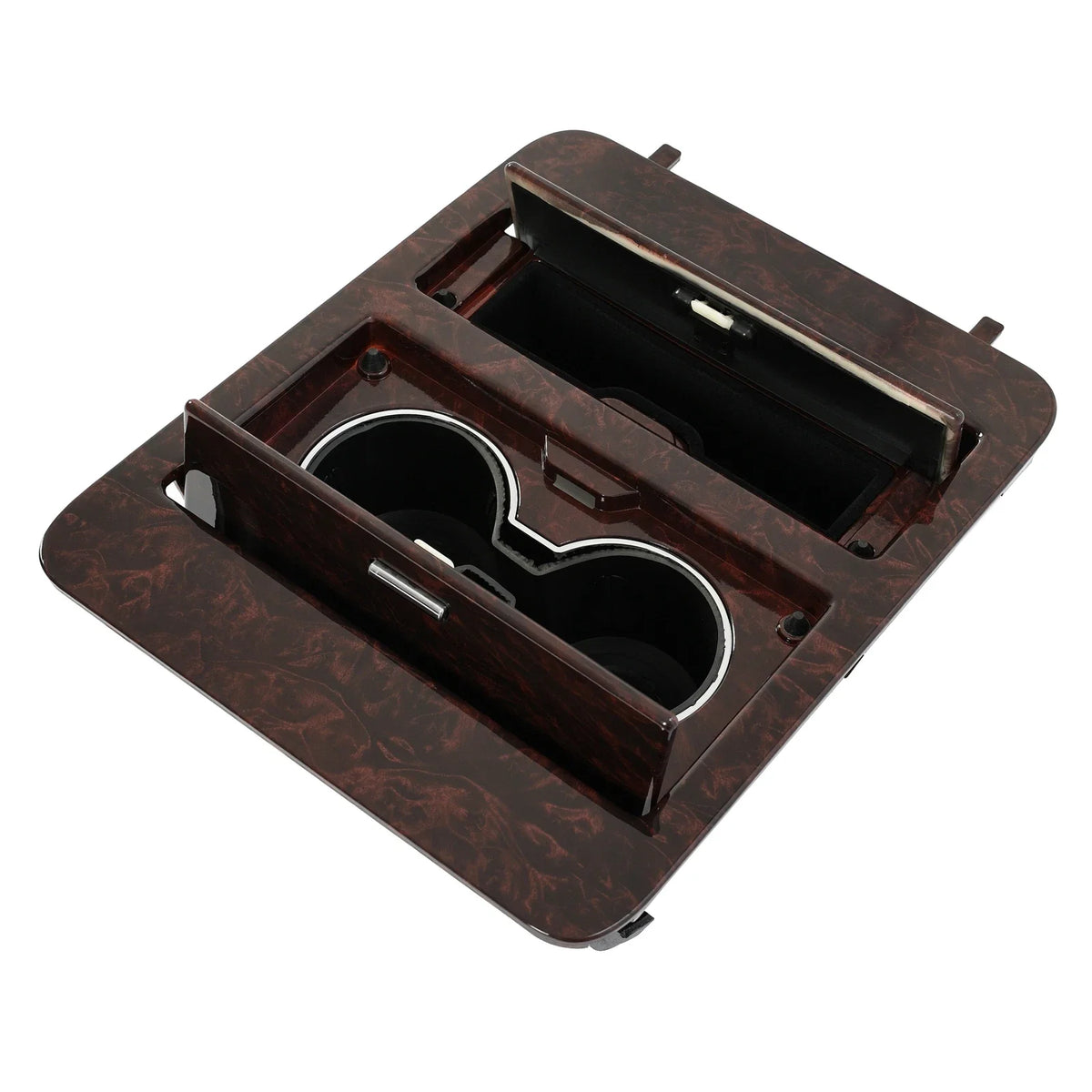 Woodgrain Center Console Cup Holder for Chevy Trucks & SUVs (Full Size)